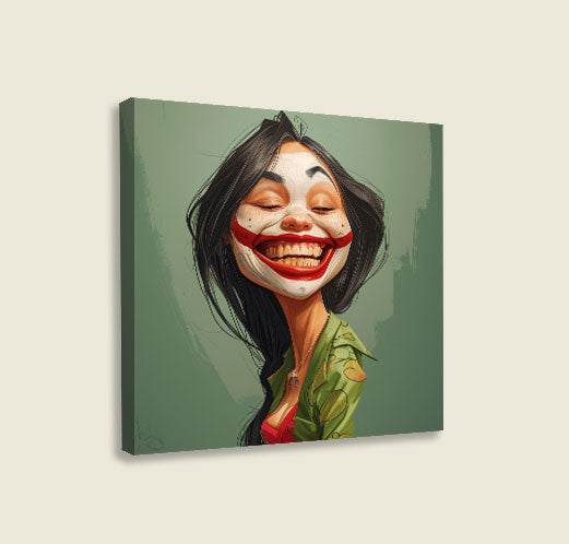 Happy with Face Painted