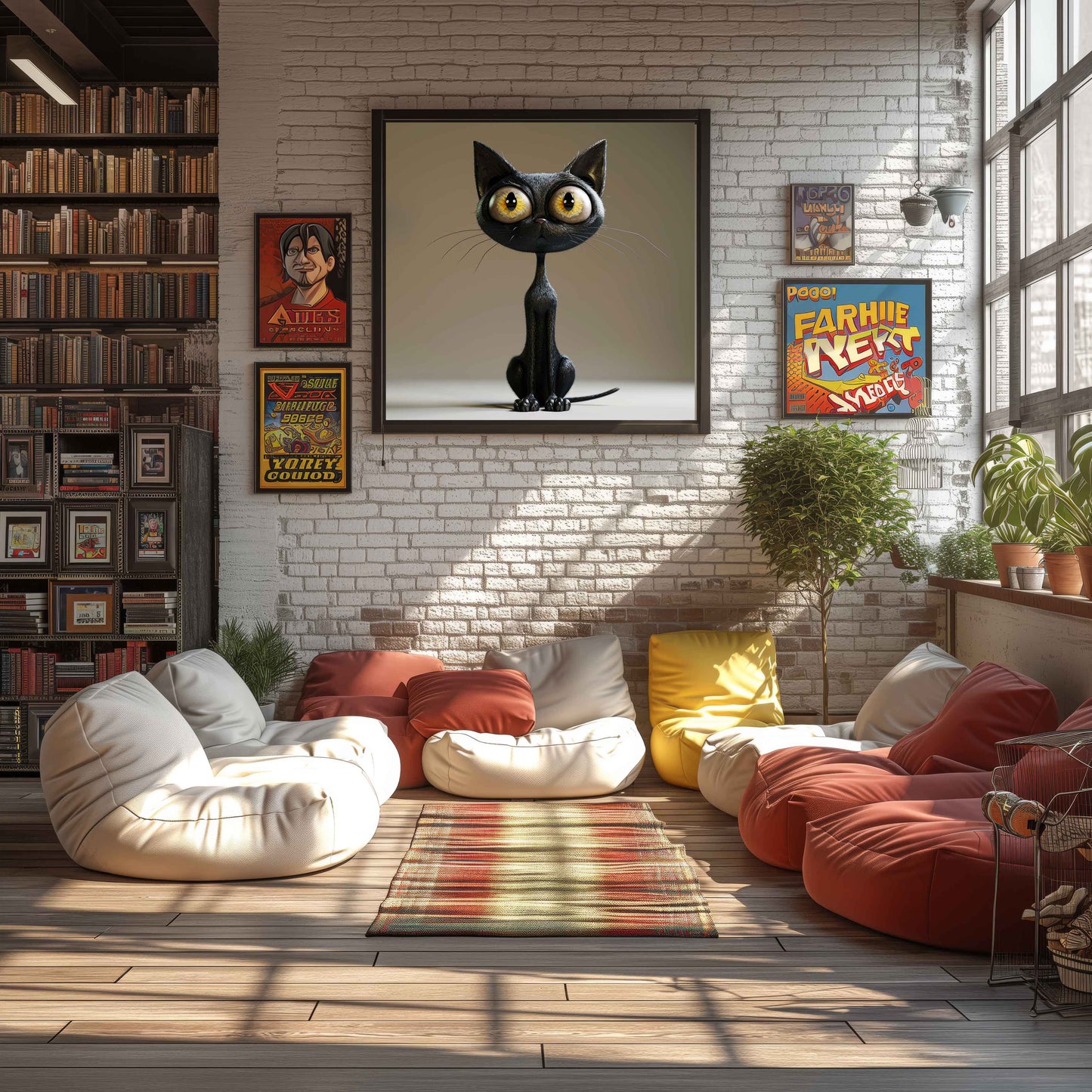 Black Cat Posing