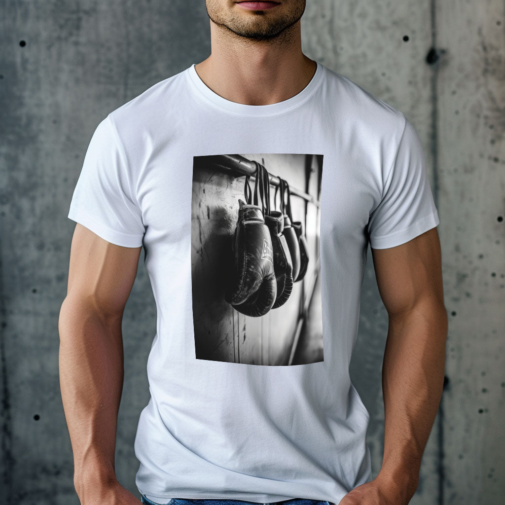 Boxing Gloves Black & White