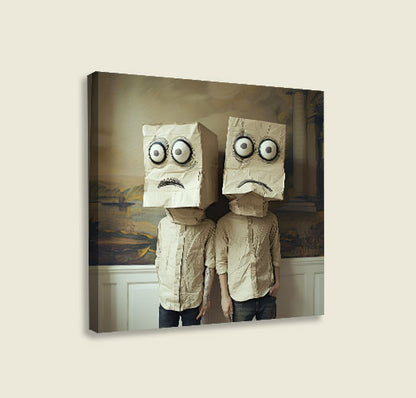 Paper Bag Heads