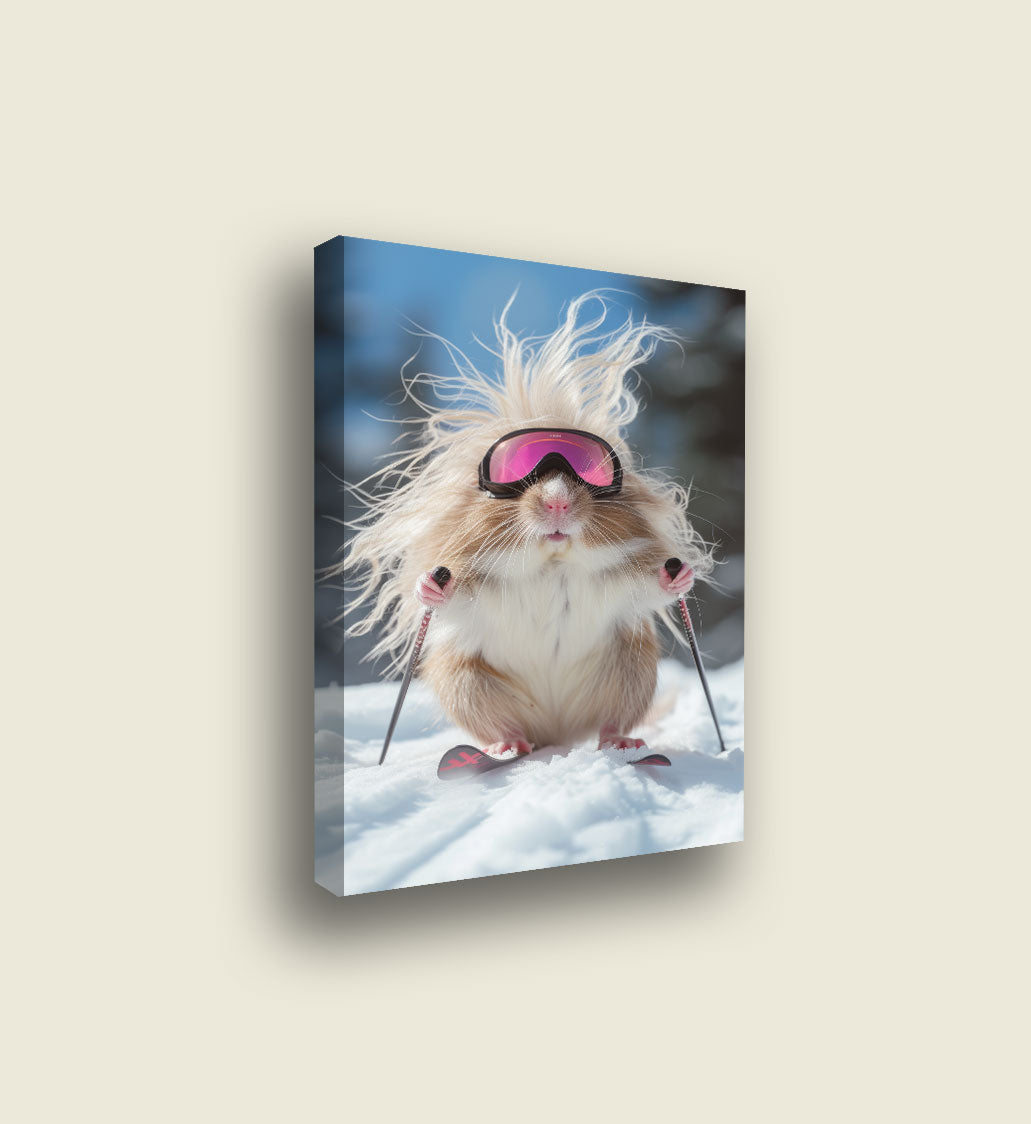 Skiing Hamster