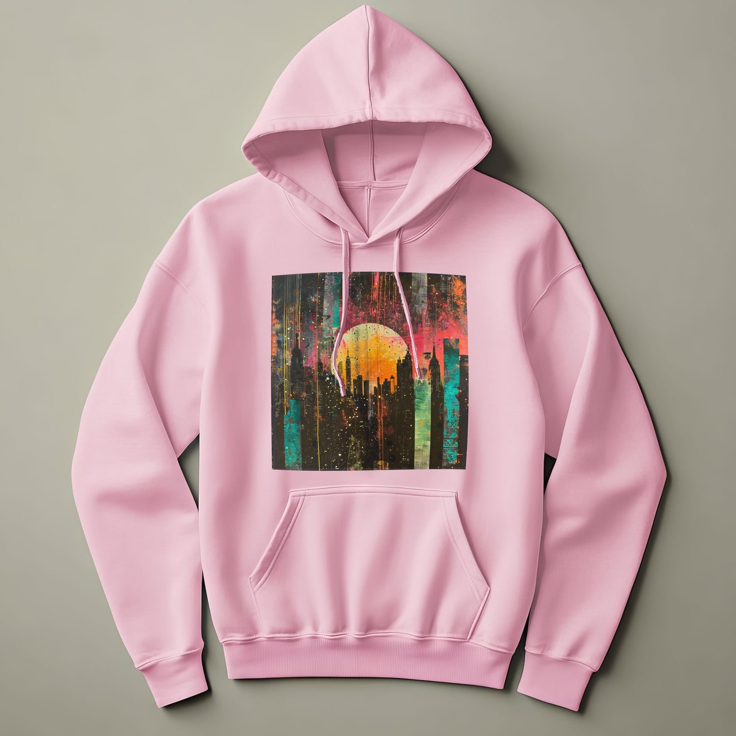 City Skyline Art Hoodie