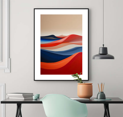 Red & Blue Waves