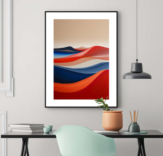 Red & Blue Waves