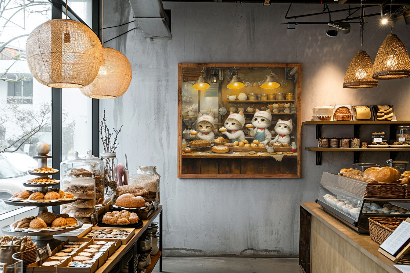 Cats in Bakery