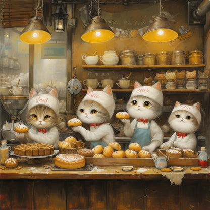 Cats in Bakery