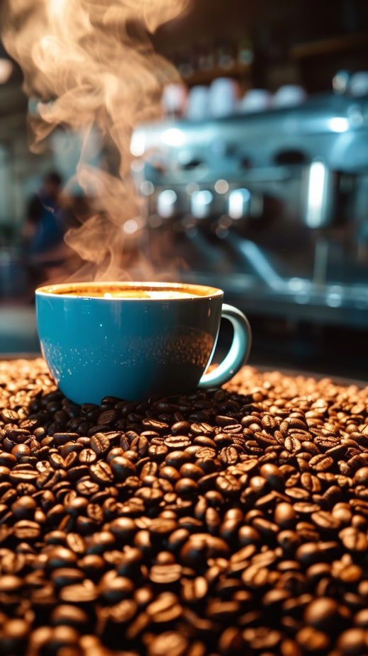 Beans surrounding cup #2