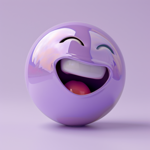 Smiling Purple Emoji