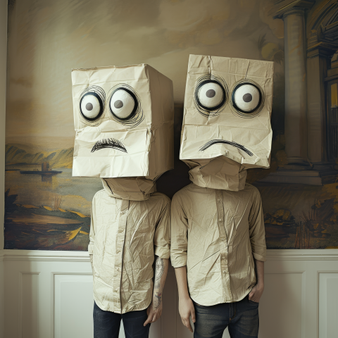 Paper Bag Heads