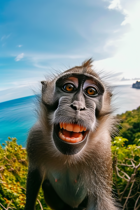 Cheerful Ape