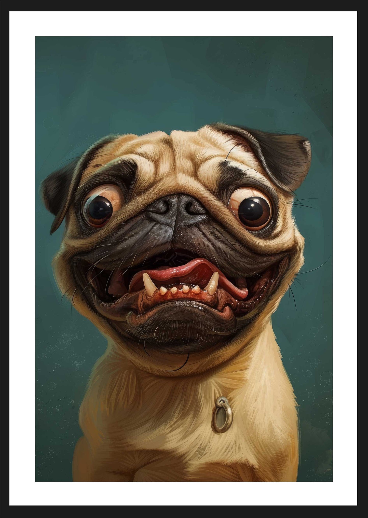 Smiling Pug