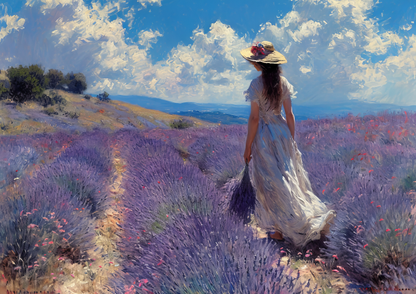 Walking in Lavender